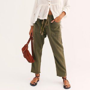 FP City Slouch Canvas Pants - SMALL